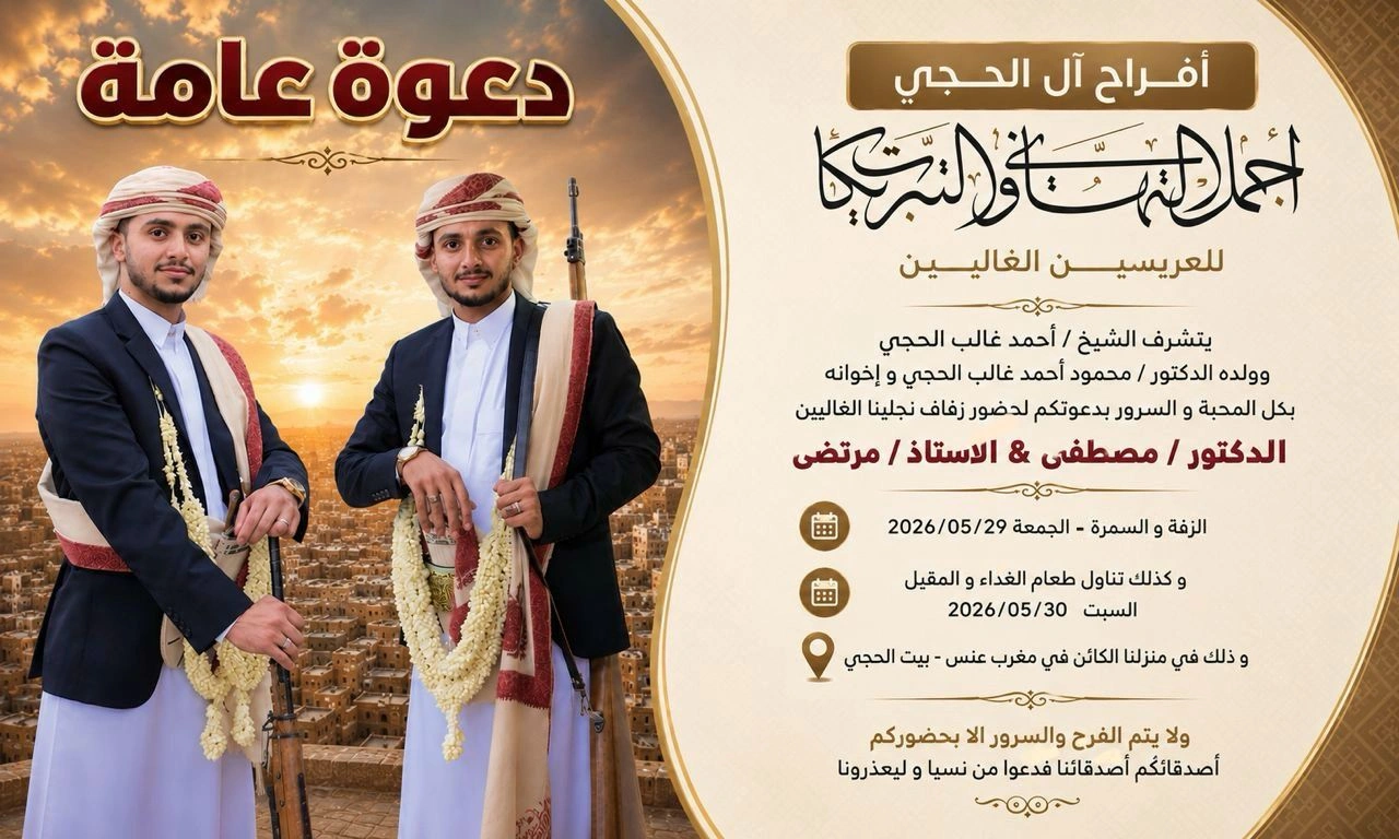 تصميم الدعوات والمناسبات